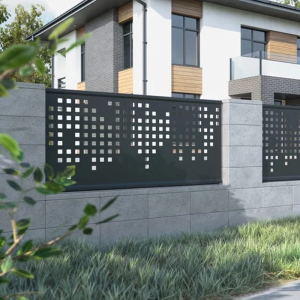 no.3 Panel Ogrodzeniowy Wycinany Laserowo - Geometria